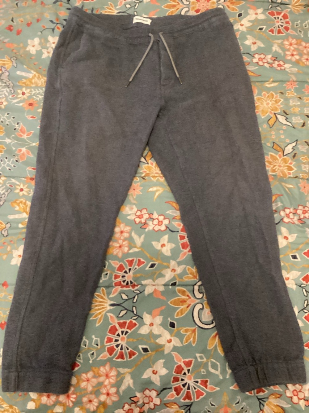 Taylor Stitch Pants Mens XL Gray Texture Apres Waffle Knit Joggers Lounge